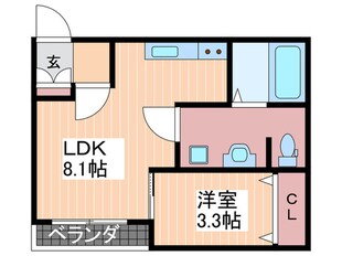 WISTERIAⅡの物件間取画像